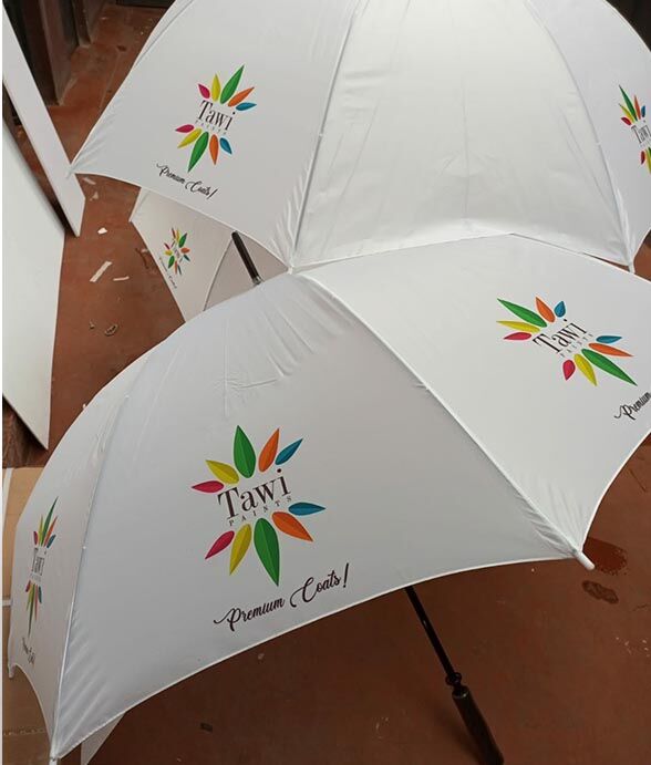 Umbrella Branding white Umbrella Branding