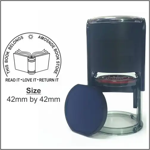 Book Rubber Stamp Book Rubber Stamp customised with personalised details for Libary rubber stamp